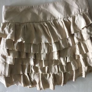 Distressed Ruffle skirt